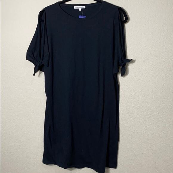 Rebecca Minkoff Syringa Knotted Tee Shirt Dress - Picture 1 of 8